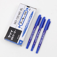 Touchfive — ensemble de stylos marqueurs permanents noirs, Non toxique, imperméable, rouge/bleu/noir, avec encre permanente pour dessin