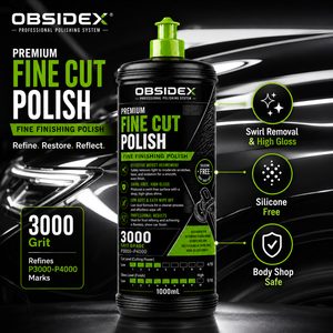 น้ำยาขัดเงา OBSIDEX Professional Fine Cut Polish – น้ำยาขัดเงาขั้นสุดท้าย, P3000-P4000 สำหรับขัดลบรอยทราย, ให้ความเงาสูงแบบไร้รอยหมุนวน (1000 มล.) - Product Image 3