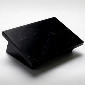 Plaque commémorative en marbre onyx gravée sur mesure, plaque nominative personnalisée en pierre naturelle pour marbre tombal, hommage funéraire - Product Image 1