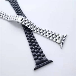 Lim Hin omen Rist Band taintainless Teel Trap uxury trampa para pple atatch ANDS 8 ultra 49mm i49 atch series 41/45mm 40/44mm 38/42mm - Product Image 4