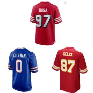 2025 नए डिजाइन सबसे अच्छी गुणवत्ता की लुभावनी 100% पॉलिएस्टर ने 32 टीमों के लिए अमेरिकी फुटबॉल जर्सी - Product Image 1