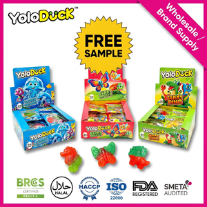 Yoloduck Bonbons Gommeux CUBE les Plus Vendus, Bonbons Gélifiés Sains pour les Moments <span class=keywords><strong>de</strong></span> Loisirs - Product Image 1