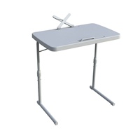 Table d'appoint pliable en plastique pour ordinateur, réglable en hauteur, modèle XD-ZZ5240, idéale pour chambre et bureau