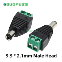 Gleichstromst ecker 12V/24V 5,5*2,1 MM 5,5*2,5 MM Stecker Buchse für LED-Licht leiste DVR Auto Rückfahr überwachungs system