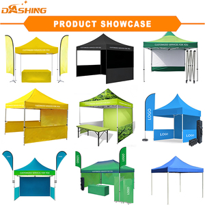 Auvent publicitaire carré avec parois latérales, tente pop-up imprimée avec logo personnalisé pour le marché extérieur - Product Image 3