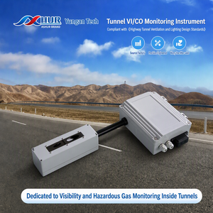 Système de ventilation et d'éclairage de tunnel avec capteur de surveillance environnementale COVI intégré en temps réel pour la détection des gaz nocifs dans les tunnels - Product Image 1