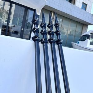 MARCH Durable 15ft Rame à pêche en fibre de carbone enduite résistante aux intempéries, directement de l'atelier d'usine - Product Image 3