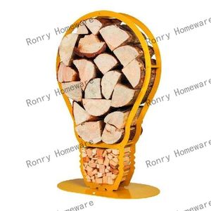 Firewood Rack Indoor, Portable 2 Tier Firewood Rack, Sturdy and Easy to Assemble Construction Outdoor Firewood