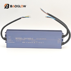 Factory Price 12v 24v Dimmable <b>Waterproof</b> Power Outdoor Led <b>Light</b> Strip Rainproof <b>Switching</b> Power and Motor Supply Ip65 170v 24v - Product Image 1