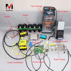 Vending Machine Spare Parts Including Control Board, Motors, Spirals, Power Supply, Cables, Coin and Bill Acceptor
