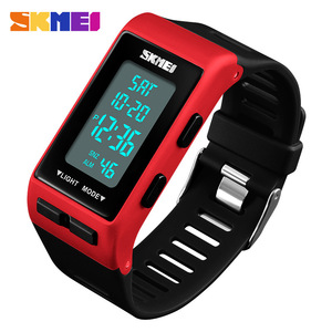 Skmei Digital Sports Watch Black Led Display Waterproof 10m Kids Watch With Alarm And Countdown Function - Product Image 5
