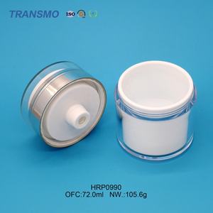 Contenants de lotion en plastique de luxe, conteneur de crème personnalisé, pot de crème pour le visage en plastique de 72 g - Product Image 6