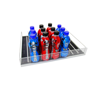 Estante Metálico Deslizante Automático <span class=keywords><strong>de</strong></span> Alta Resistencia <span class=keywords><strong>para</strong></span> Bebidas, <span class=keywords><strong>para</strong></span> Refrigerador Comercial con Puerta <span class=keywords><strong>de</strong></span> <span class=keywords><strong>Vidrio</strong></span>, Sistema <span class=keywords><strong>de</strong></span> Empuje por Gravedad - Product Image 4