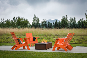 Customized <b>Outdoor</b> Patio Steel Frame Charcoal Gas Firepit Corten Steel <b>Table</b> - Product Image 5
