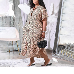 Summer Women's <strong>Clothing</strong> Beach Smocks Button Casual Vacation Coats Long Gowns Plus Size Dresses - Product Image 3