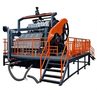 Machine de production automatique de boîtes à œufs et de cartons en carton recyclé, à moteur à roulement de pompe, haute capacité 7000-12000