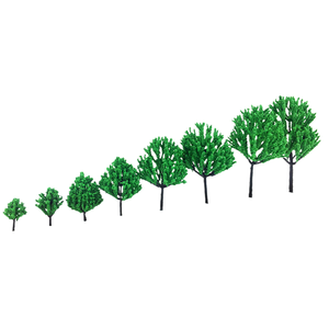 Matériel de paysage miniature <span class=keywords><strong>Mogu</strong></span> : Arbre fruitier, scène de parc, production de troncs finis, artisanat - Product Image 1