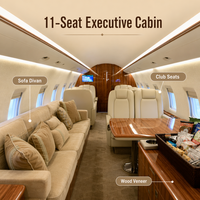 Bombardier Challenger 604 de 2001, avion d'affaires, 11 places, 9200 heures de temps total d'utilisation