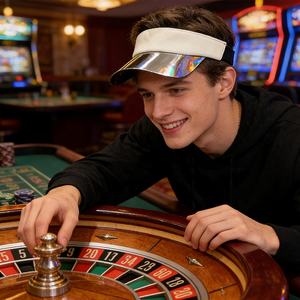 Casquette Visière Haut de Gamme Argentée avec Logo Personnalisé Protection Solaire Réglable pour Golf, Tennis, Activités de Plein Air et Salles de Jeux Intérieures - Product Image 2