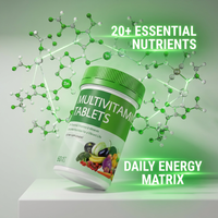 Complément Nutritionnel Personnalisé avec Logo et Emballage – Comprimés Multivitaminés Stimulant l'Immunité pour la Santé Familiale – Fournisseur