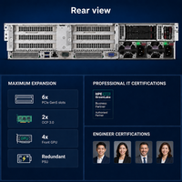 Serveur OEM Haute Performance ProLiant DL345 Gen11 2U, Série AMD EPYC 9004/9005, 64 Go de RAM DDR5, PCIe 5.0, pour l'Analyse de Big Data - En Stock