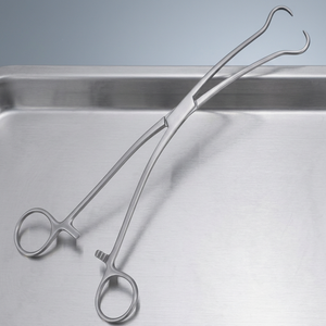 คีมหนีบผ่าตัดสแตนเลส Skene Tanaculum Forceps เครื่องมือผ่าตัดแบบใช้มือสำหรับใช้ในห้องผ่าตัด ได้รับการรับรองมาตรฐาน CE ISO13485 - Product Image 3
