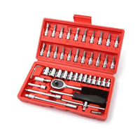 TOMAC Nouveau produit - Kit d'outils de douilles combinées multifonctionnelles CRV 1/4" - 40 pièces