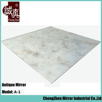 Wholesale Antique Mirror Decorative Glass Wall Panels Self Adhesive Mirror Stickers Antique Style for Home Hotel Decoration