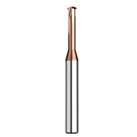 Fraise à filetage à une seule dent en acier au tungstène, outil CNC pour acier et aluminium avec revêtement nano, en acier au tungstène massif