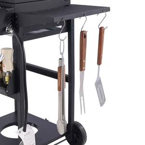 <span class=keywords><strong>Barbecue</strong></span> à gaz d'extérieur avec grande surface de cuisson, panier de rangement supérieur, OEM pour événements festifs et équipements de réunion - Product Image 2