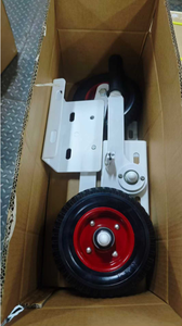 Drehbarer Ständer 360 Grad 8 Zoll Schwenkrollen Edelstahl-Torrollen Fuß<span class=keywords><strong>ball</strong></span>-Rollen Vollgummi-Rad - Product Image 5