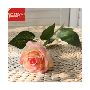 婚庆用品玫瑰人造花人造植物和花卉塑料花人造装饰