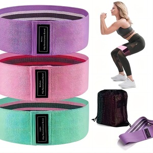 สายยางยืดออกกำลังกาย QZE ขนาดกลาง สำหรับฝึกสควอท กลูท ขา พิลาทิส พกพาสะดวก - Product Image 2