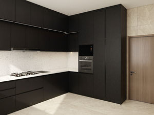 Armoires de cuisine 2025, style européen moderne, meubles, solution unique, panneaux de particules, armoires de rangement de cuisine, armoires - Product Image 3