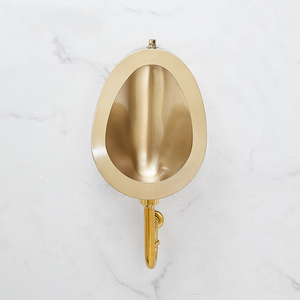 Urinoir mural automatique sans contact en acier inoxydable 304, finition PVD Or, pour bars, KTV, discothèques, toilettes, installation facile, calibre 18 - Product Image 4