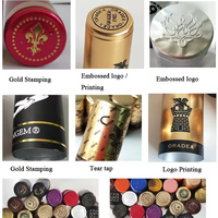 Meilleure vente Offre Spéciale en stock Capsules thermorétractables en PVC 30x60mm Capsule étanche pour bouchon de bouteille de vin avec logo personnalisé acceptable