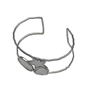 Fashion Cuff <b>Bracelet</b> 316L Stainless Steel PVD Gold Plating Sustainable Resistant Jewelry for Women Men - Product Image 1