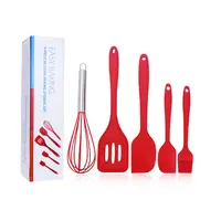 5 pièces outil de cuisson en Silicone ustensiles de cuisine spatules En Silicone outils De Gâteau