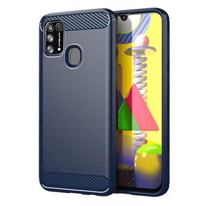 Molle di TPU di <span class=keywords><strong>disegno</strong></span> di filo di anti-slip di protezione stalish di bellezza del <span class=keywords><strong>telefono</strong></span> mobile cover posteriore custodia per Samsung Galaxy M31 - Product Image 3