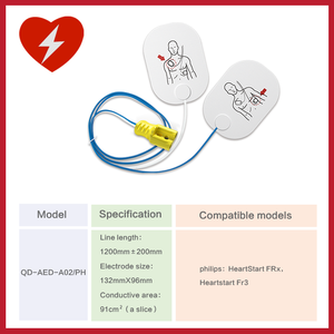 Elettrodi per Defibrillazione Compatibili con <span class=keywords><strong>Philips</strong></span>, Portatili, con Adesione Istantanea e Alta Conduttività - Product Image 5