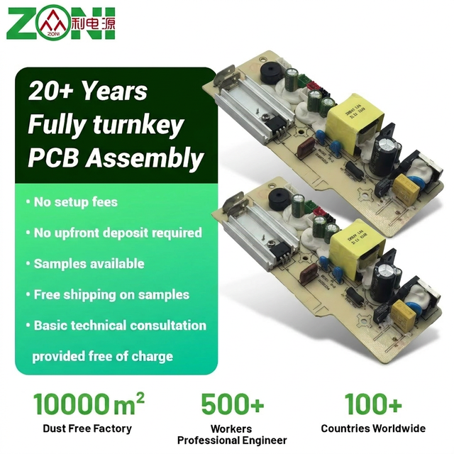 Full Turnkey BMS PCB Assembly BOM Sourcing Lead-Free SMT DIP Soldering AI/ML Electronic Circuit Board PCBA Service