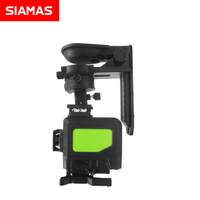 SIAMAS Niveau laser vert 16 lignes Outil laser auto-nivelant 4D avec télécommande rechargeable