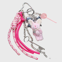 Porte-clés console de jeu mini Joyson pour enfants, breloques de sac à main en corde style Y2K, porte-clés chaussure de ballet, pendentif chaussure pointeuse, décoration pour femme