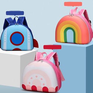 Rainbow <b>Children's</b> <b>Backpack</b> Kindergarten Schoolbag 3-5 Years Old Boys Girls Cute <b>Backpack</b> <b>Children</b> - Product Image 2