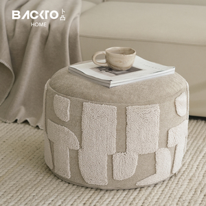 Funda de cojín moderna de lujo para suelo, funda de PUF decorativa para el hogar, taburete bordado otomano, decoración para sala de estar, cojín para asiento, reposapiés - Product Image 5