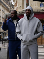 Conjuntos de Sudadera con Capucha y Pantalones Deportivos de Algodón Orgánico de 300 GSM, Personalizados, con Capa de Aire, de Gran Peso, Estilo Oversize