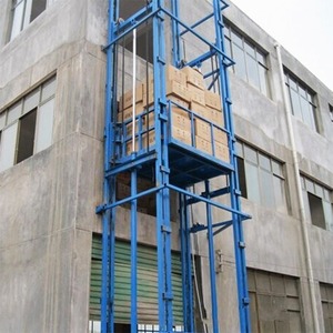 Ascensor de riel de guía elevador hidráulico de carga y descarga de almacé elevador de carga - Product Image 4