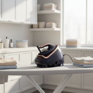 <span class=keywords><strong>Ferro</strong></span> <span class=keywords><strong>da</strong></span> <span class=keywords><strong>Stiro</strong></span> Elettrico a Vapore <span class=keywords><strong>con</strong></span> Potente <span class=keywords><strong>Caldaia</strong></span> <span class=keywords><strong>da</strong></span> 3000W, Display LCD LED e Piastra Anodizzata - Product Image 3