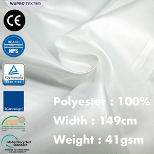 Printtek Rất Trọng Lượng Nhẹ Trắng 20D 100% Polyester Taffeta In Kỹ Thuật Số Vải Cho Lót - Product Image 2