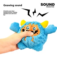MIDEPET Usine Directe Personnalisé Mignon Drôle Moche Pet Chiot Jouet Son Balle Rebondissante TPR Matériel Écologique Chien Halloween Cadeau